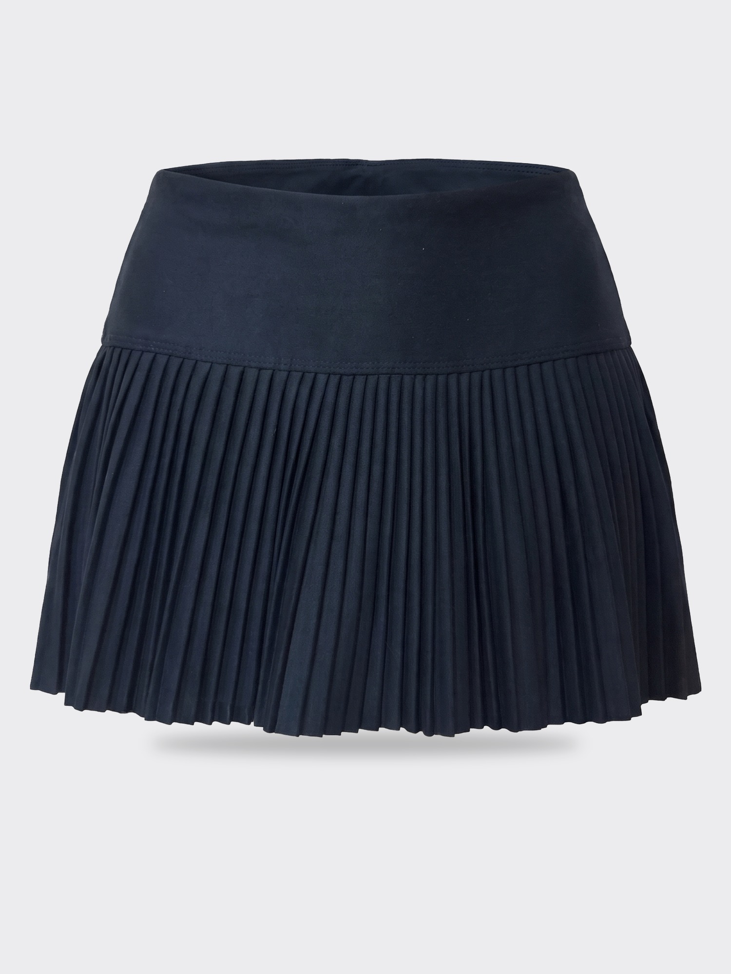 Cheryl Pleated Suede Skort