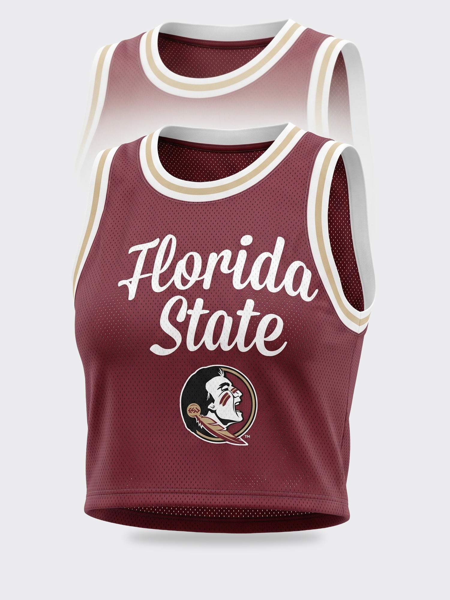 Florida State Seminoles Mesh Crop Tank