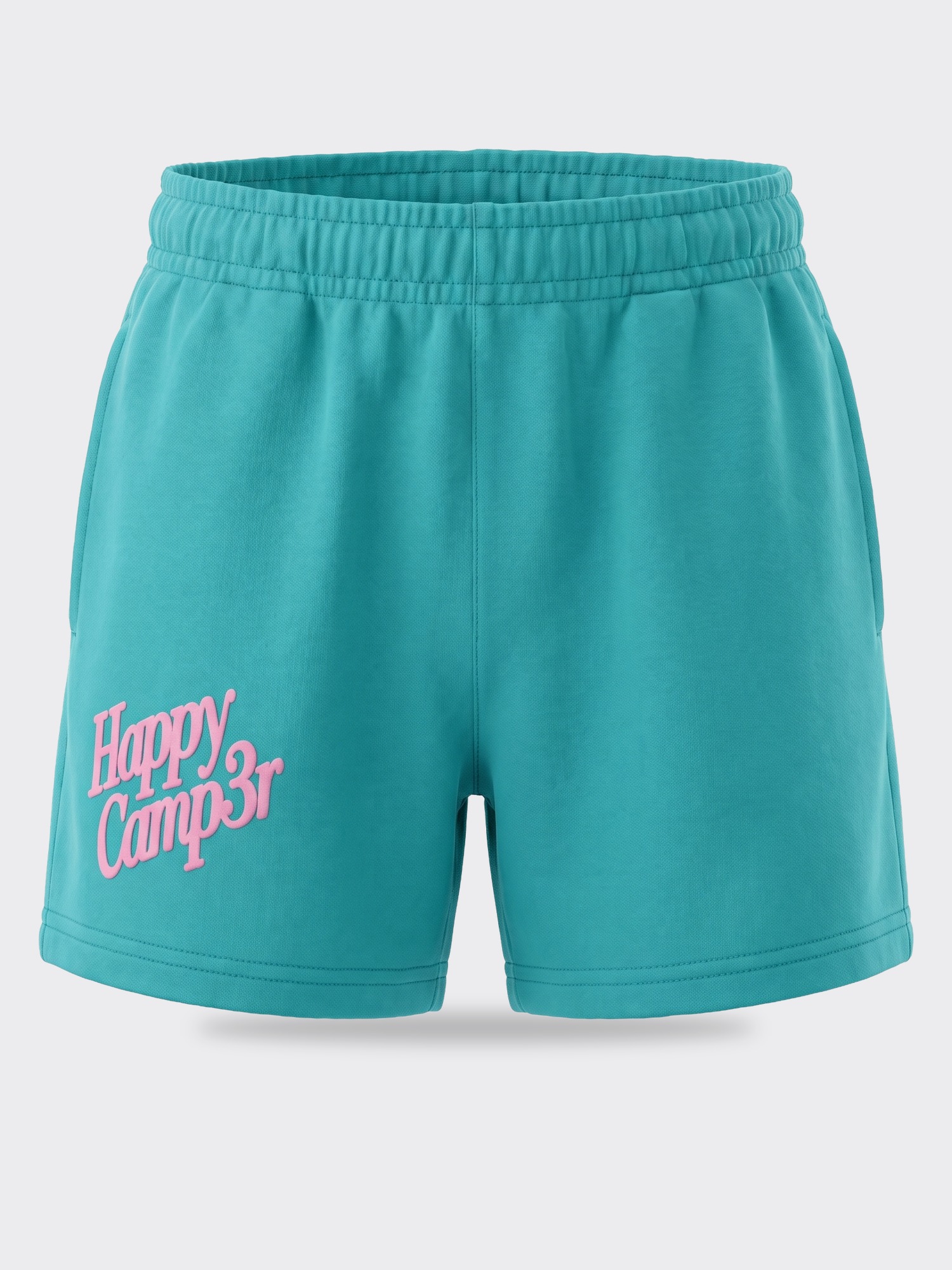 Happy Camper  Candy Teal Youth shorts