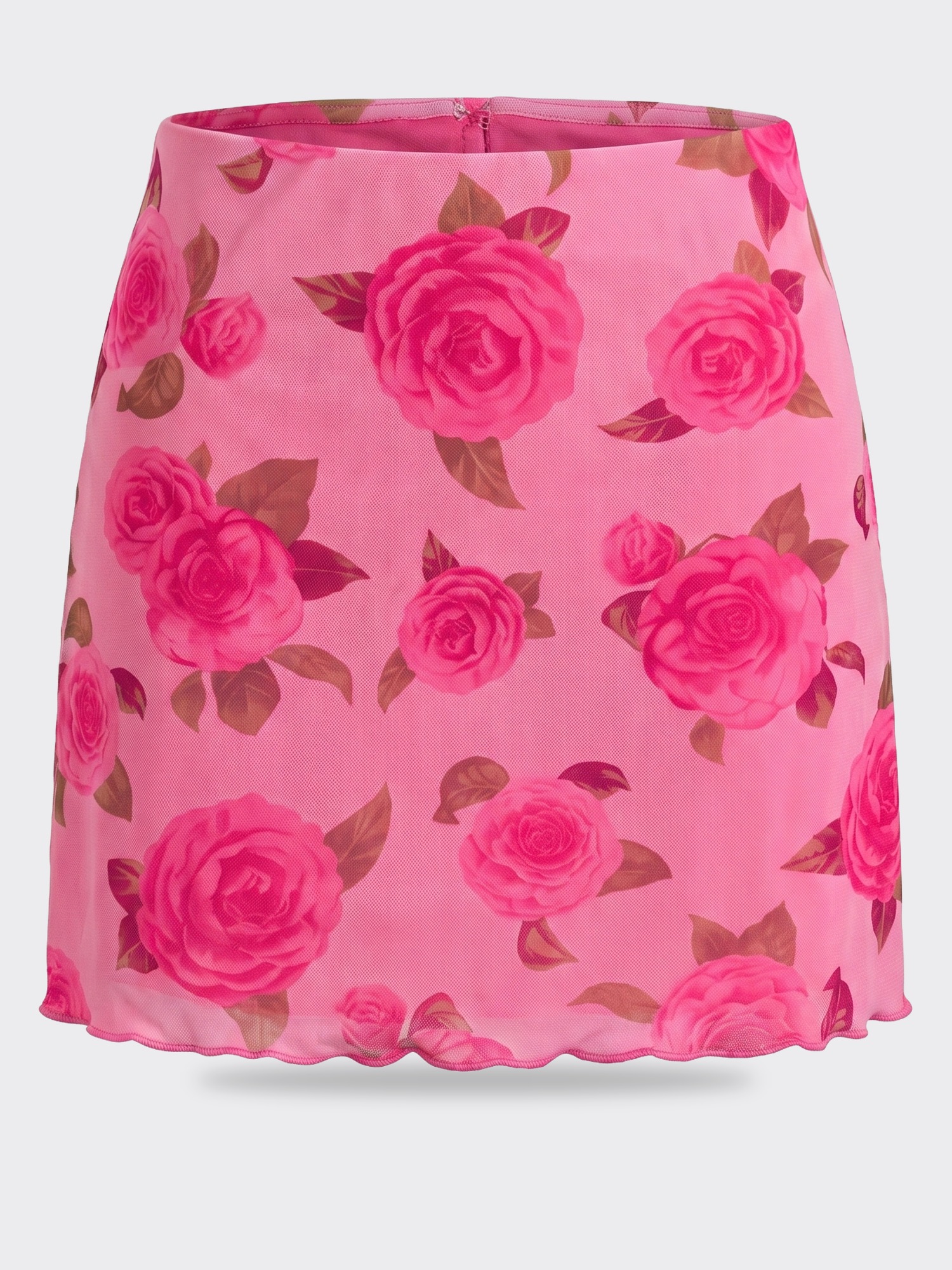 Katie J JR Bobbi  Floral Mesh Rose Skirt