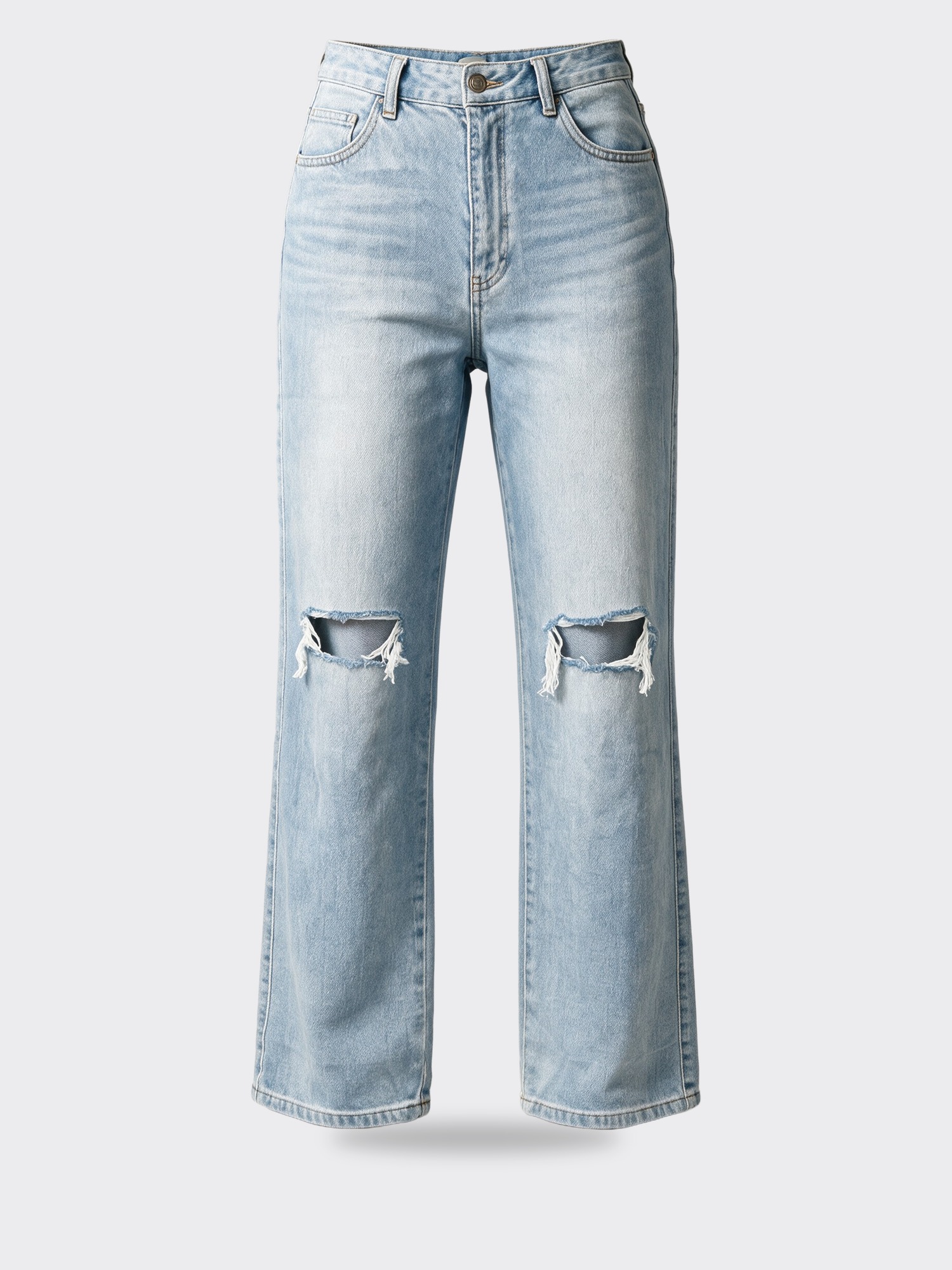 Katie J JR Houston  Ripped Denim Jean