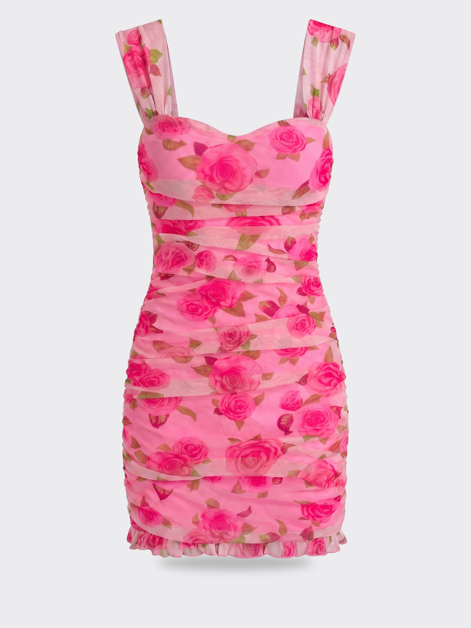 Katie J JR Joey Floral  Mesh Dress
