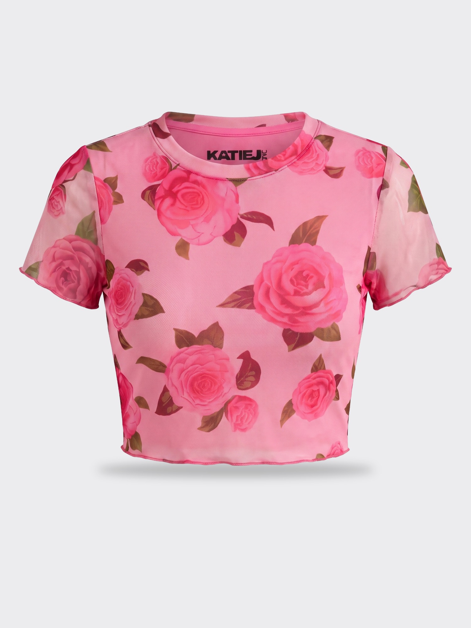 Katie J JR Rose Mesh Bobbi Tee