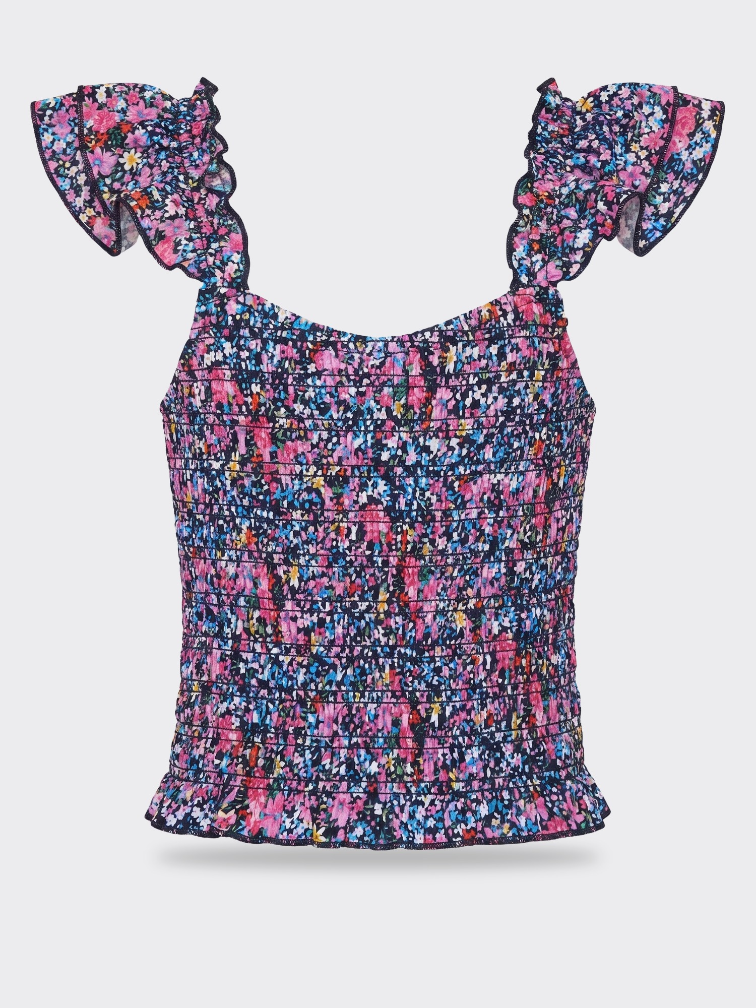 Katie J K Floral Joanna Top