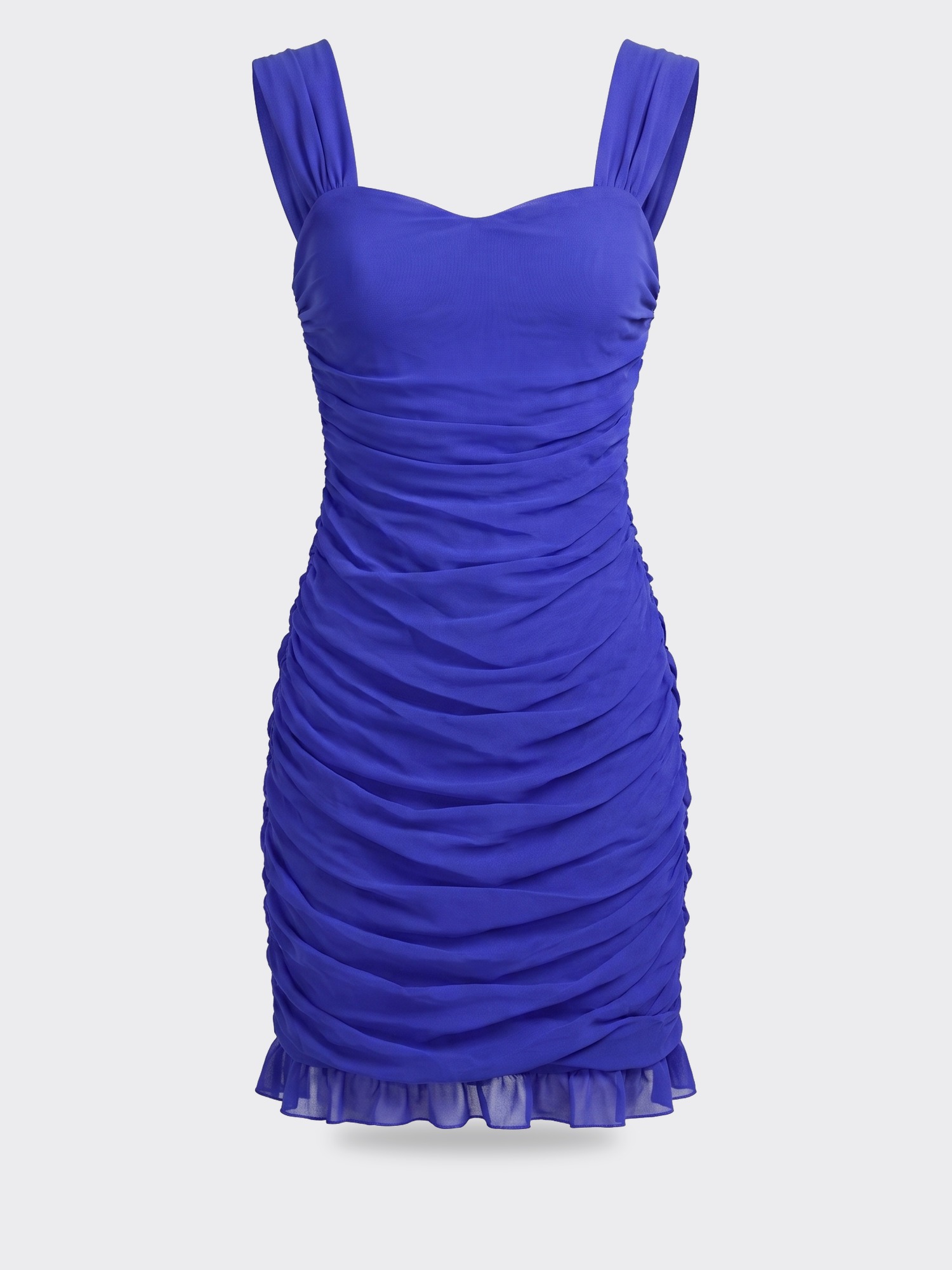 Katie J Solid JR Joey Mesh Dress
