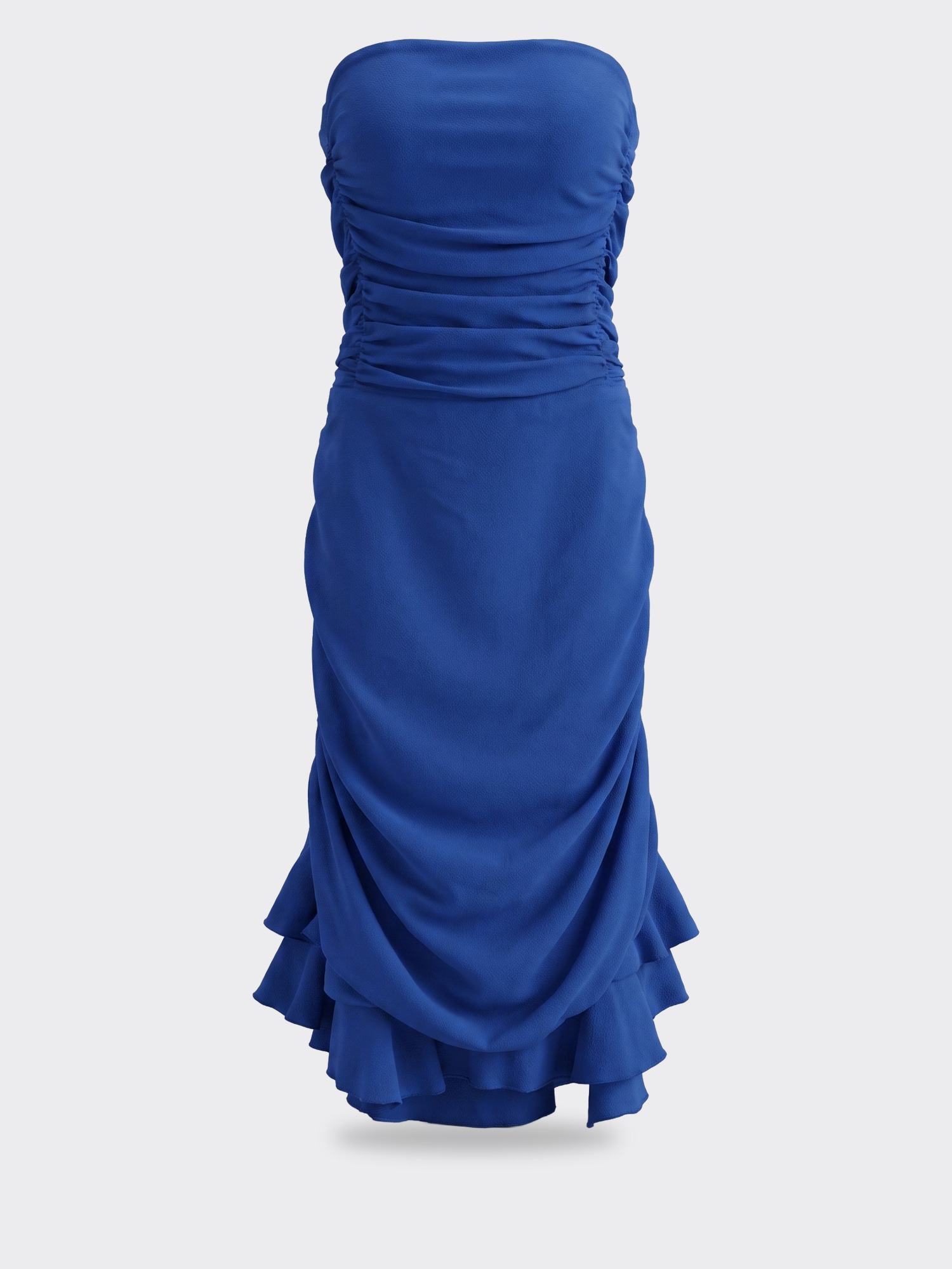Lucy In The Sky Rouched Tye Back Dress