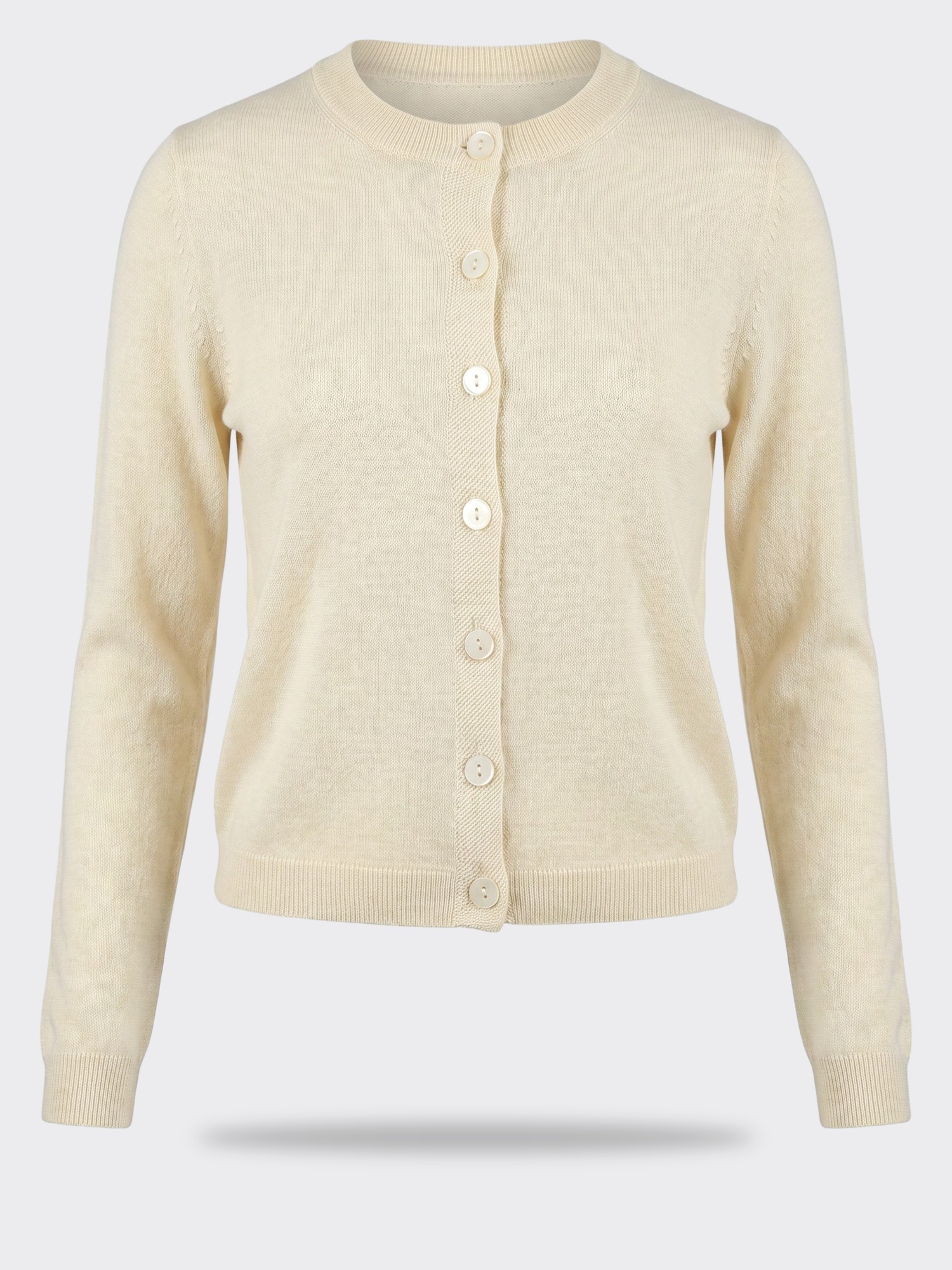 Olivaceous LS Button Cardigan