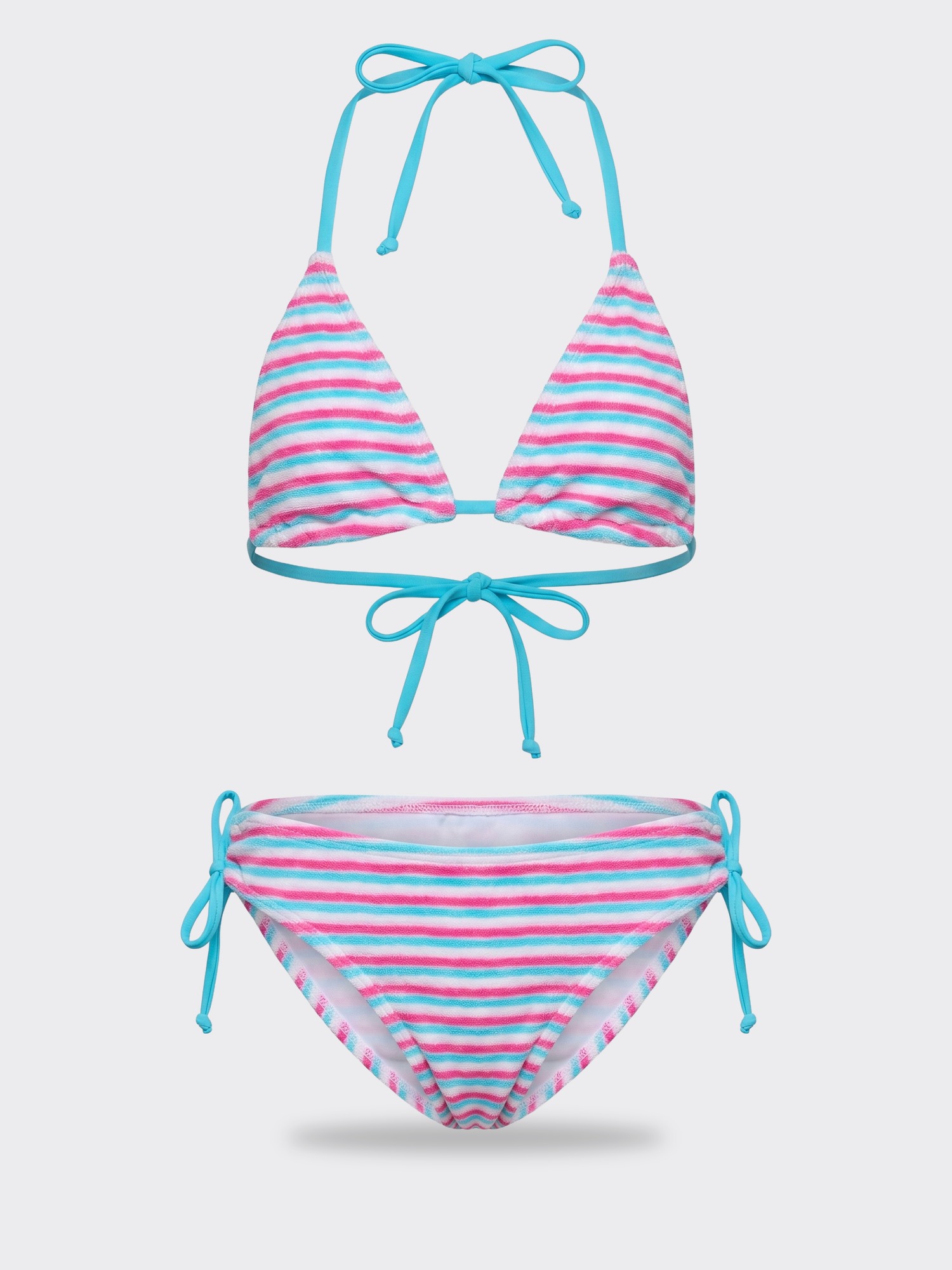 Snapper Rock Stripe Triangle Bikini