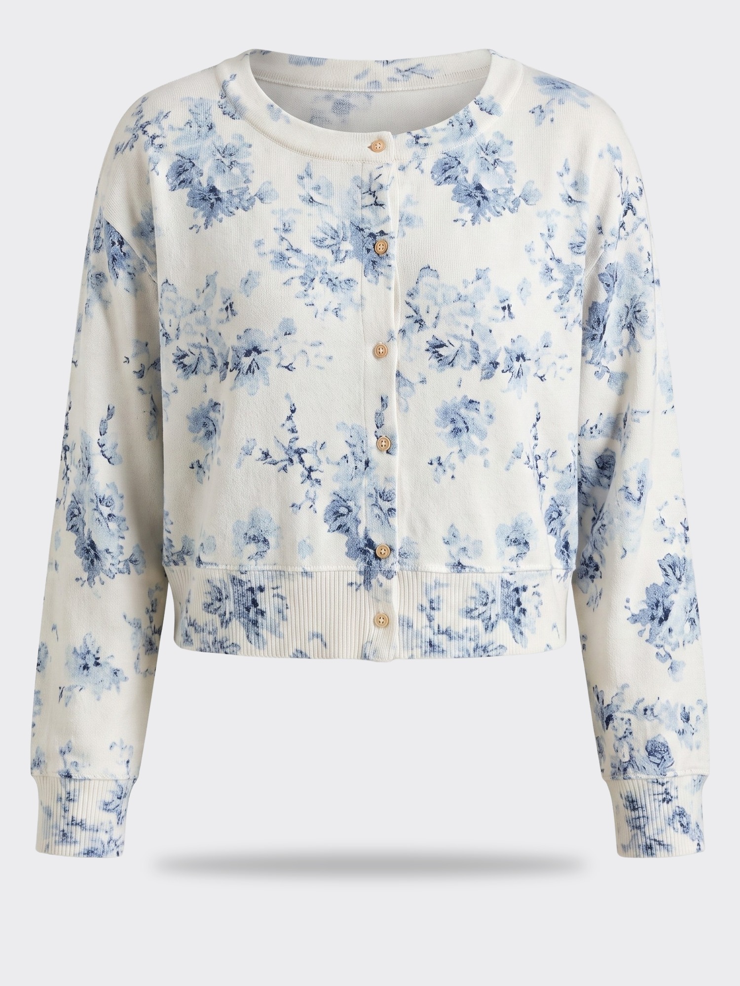 So Me Toile Cardigan Sweater