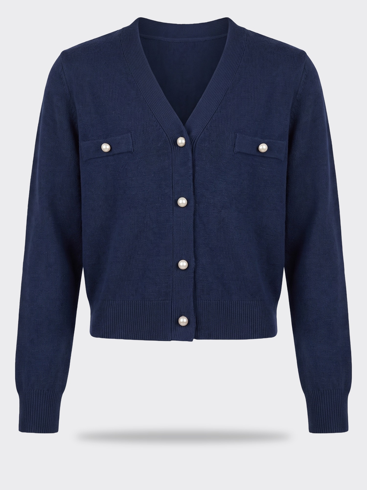 Theme Pearl Button Cardigan