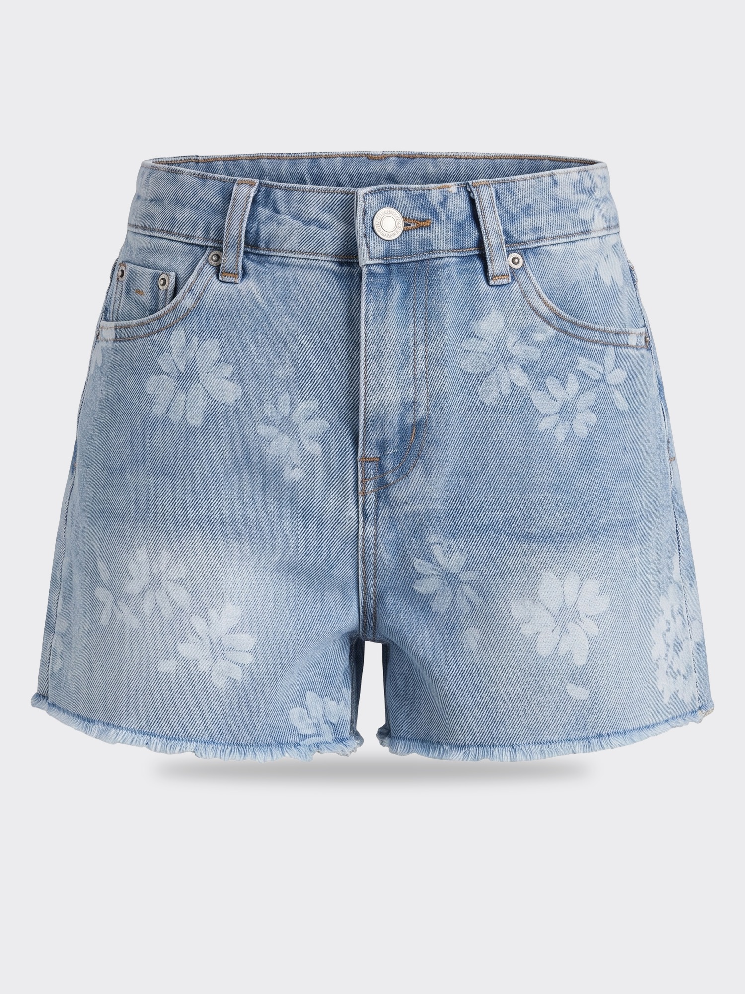 Tractor Denim Flowered Short