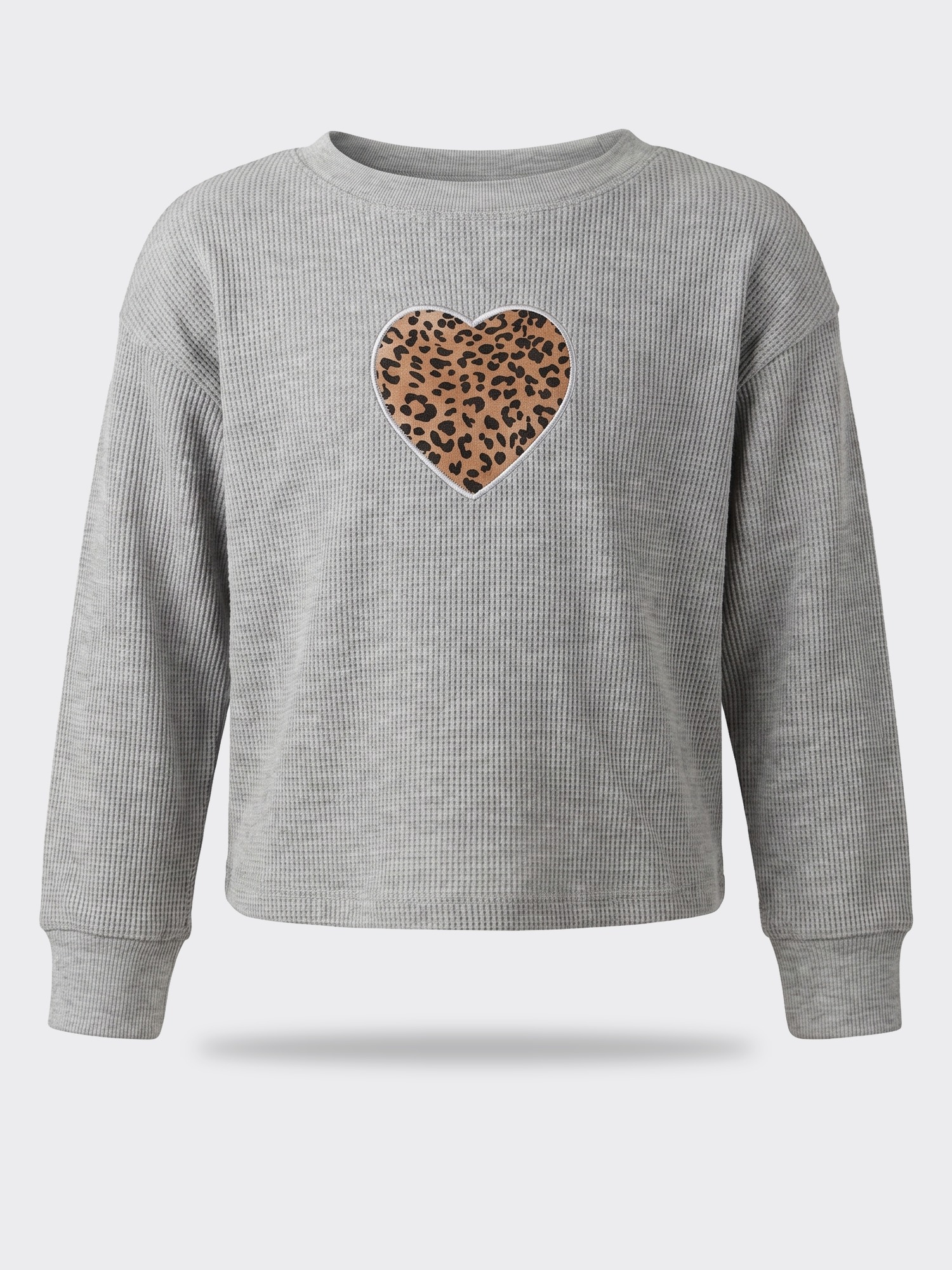 Vintage Havana Leopard Heart Crop Thermal
